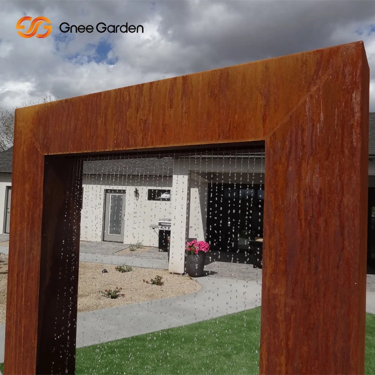 GNEE Weathering Steel small indoor fountain Fountain Water Feature for Yards and Gardens Indoor Decorative Use
GNEE Weathering Steel small indoor fountain Fountain Water Feature for Yards and Gardens Indoor Decorative Use