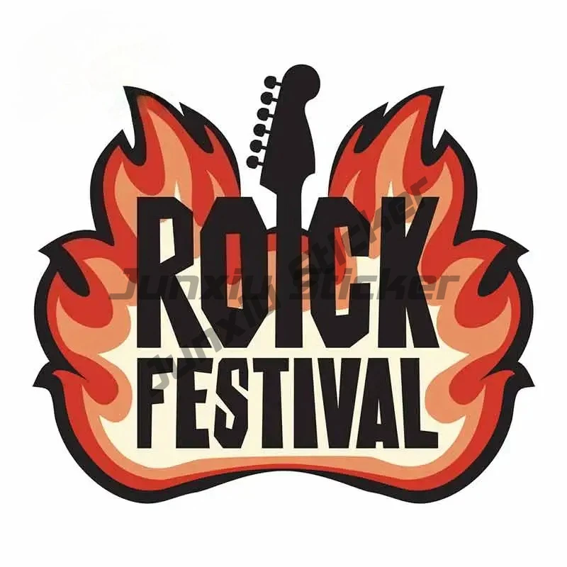 For Banner for Rock Festival with Guitar on Fire Graffiti Sticker Fashion Occlusion Scratch Car Decal
For Banner for Rock Festival with Guitar on Fire Graffiti Sticker Fashion Occlusion Scratch Car Decal