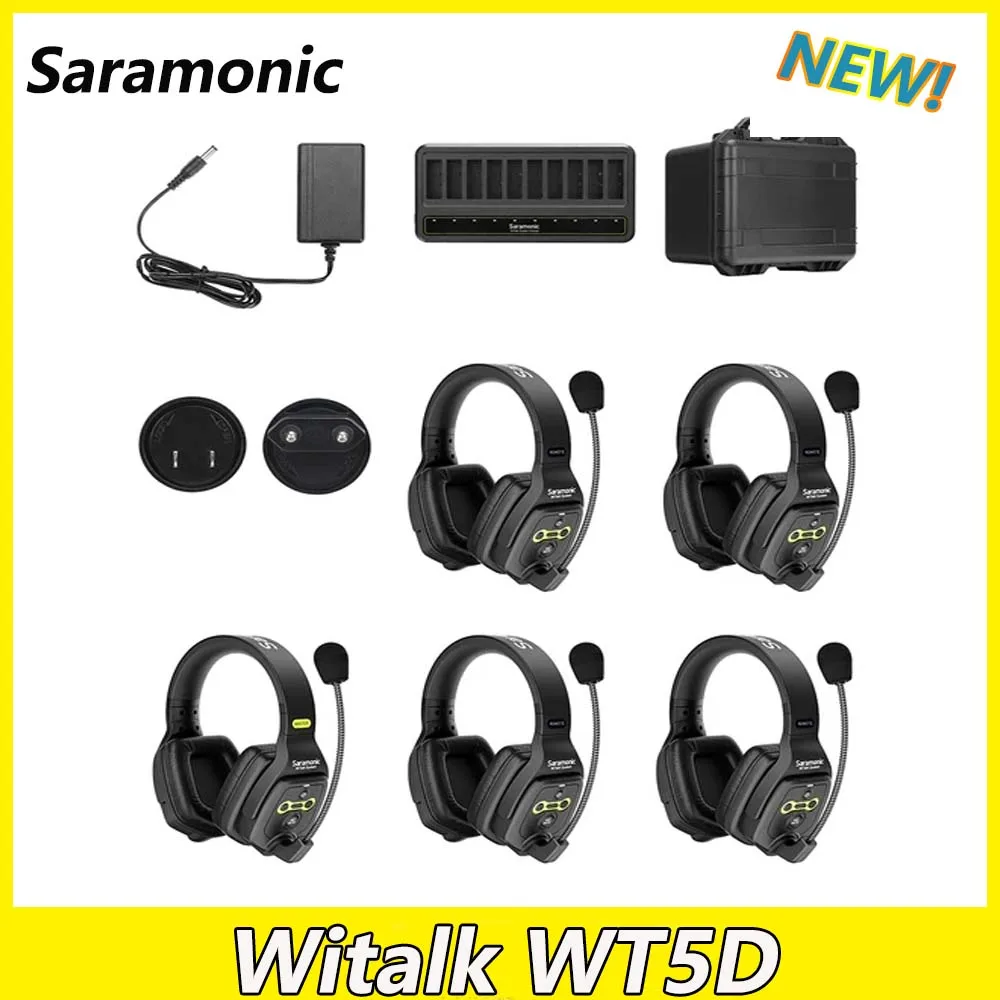 Беспроводная гарнитура Saramonic Witalk WT5D, дуплексная связь, беспроводная гарнитура для футбола, морской домофон, гарнитура с микрофоном для лодки
Беспроводная гарнитура Saramonic Witalk WT5D, дуплексная связь, беспроводная гарнитура для футбола, морской домофон, гарнитура с микрофоном для лодки