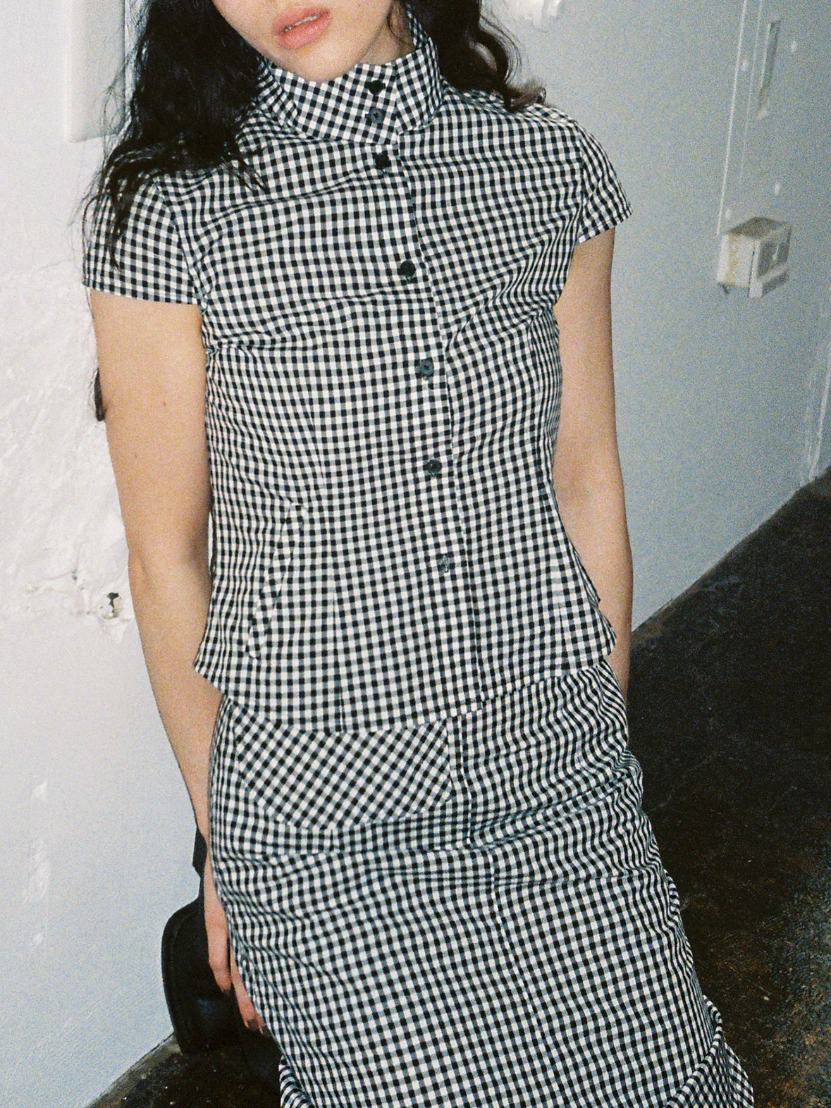 Dosordonts Bla White Plaid irt Asymmetric ort Sve Tile Sve Inner ket Cotton Commute Sle Women's irt
Dosordonts Bla White Plaid irt Asymmetric ort Sve Tile Sve Inner ket Cotton Commute Sle Women's irt