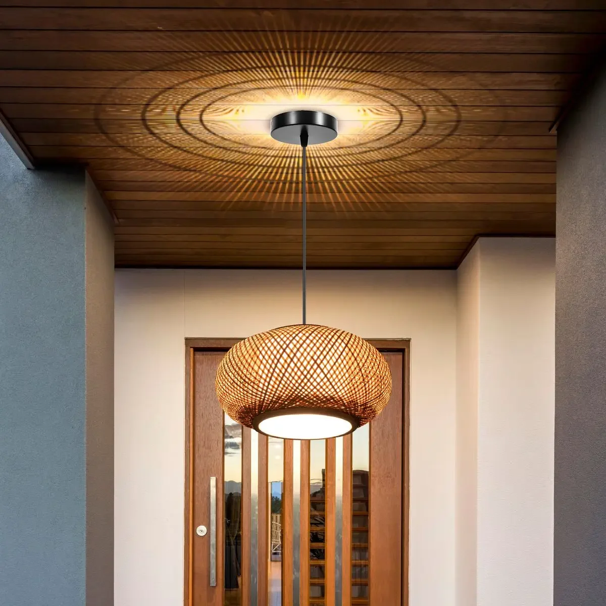 Vintage Bamboo Pendant Lamp Wicker Lampshade Rattan Hand-Woven Chandelier Home Decor Hanging Light For Living Room Bedroom LED
Vintage Bamboo Pendant Lamp Wicker Lampshade Rattan Hand-Woven Chandelier Home Decor Hanging Light For Living Room Bedroom LED
