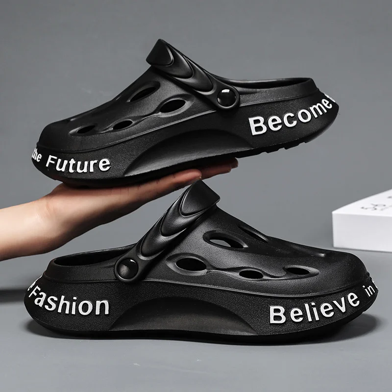 Garden Shoes For Men's Summer Hole Shoes New Outdoor Thick Sole Slippers Non Slip Soft Sole Beach Shoes Breathable Sandals Man
Garden Shoes For Men's Summer Hole Shoes New Outdoor Thick Sole Slippers Non Slip Soft Sole Beach Shoes Breathable Sandals Man