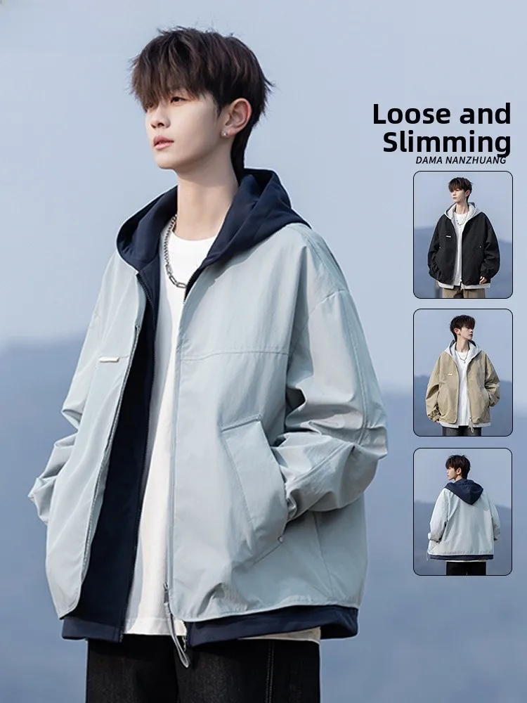 Trendy American Style Men's Jacket Spring Autumn plus Size Workwear Coat Warm Polyester Fabric Casual Fashion Urban Style
Trendy American Style Men's Jacket Spring Autumn plus Size Workwear Coat Warm Polyester Fabric Casual Fashion Urban Style