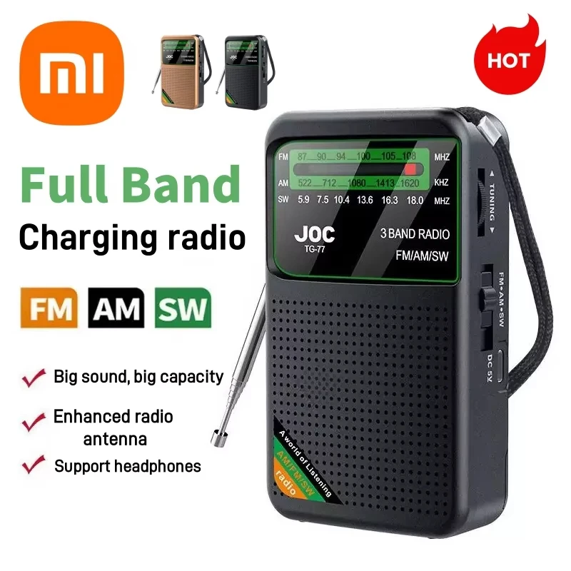 Полнодиапазонное радио Xiaomi, портативное радио Am Fm Sw, многофункциональное радио, отличное приемопередатковое радио с громким динамиком, НОВОЕ
Полнодиапазонное радио Xiaomi, портативное радио Am Fm Sw, многофункциональное радио, отличное приемопередатковое радио с громким динамиком, НОВОЕ