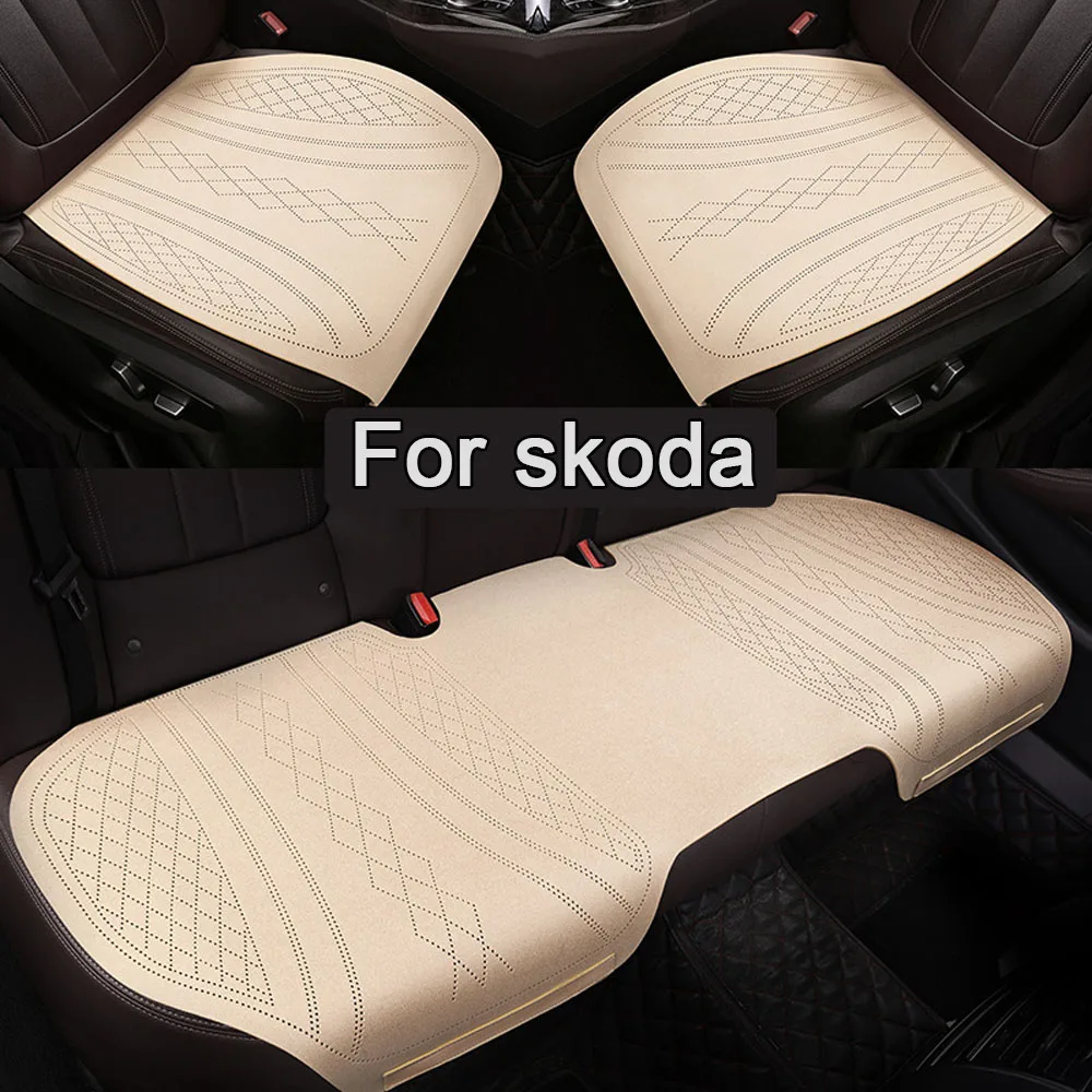 Soft Car Seat Cover Suede leather Auto Seat Cushion Anti Slip Seat Protector For Skoda Octavia Fabia Karoq Kamiq Roomster Kodiaq
Soft Car Seat Cover Suede leather Auto Seat Cushion Anti Slip Seat Protector For Skoda Octavia Fabia Karoq Kamiq Roomster Kodiaq