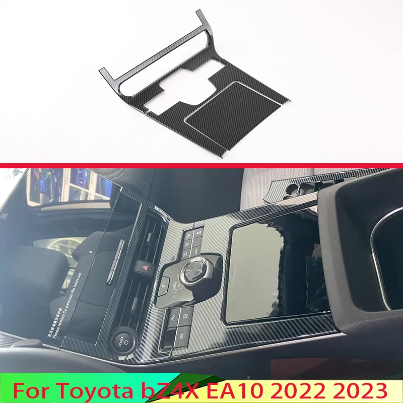 Для Toyota bZ4X EA10 2022 2023 автомобильные аксессуары стильная панель переключения передач из углеродного волокна центральная консоль крышка отделка рамка
Для Toyota bZ4X EA10 2022 2023 автомобильные аксессуары стильная панель переключения передач из углеродного волокна центральная консоль крышка отделка рамка