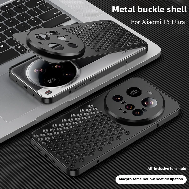 For Xiaomi 15 Ultra Case Metal snap aromatherapy heat dissipation Back Cover For Xiaomi MI 15 Ultra shockproof bumper Funda
For Xiaomi 15 Ultra Case Metal snap aromatherapy heat dissipation Back Cover For Xiaomi MI 15 Ultra shockproof bumper Funda