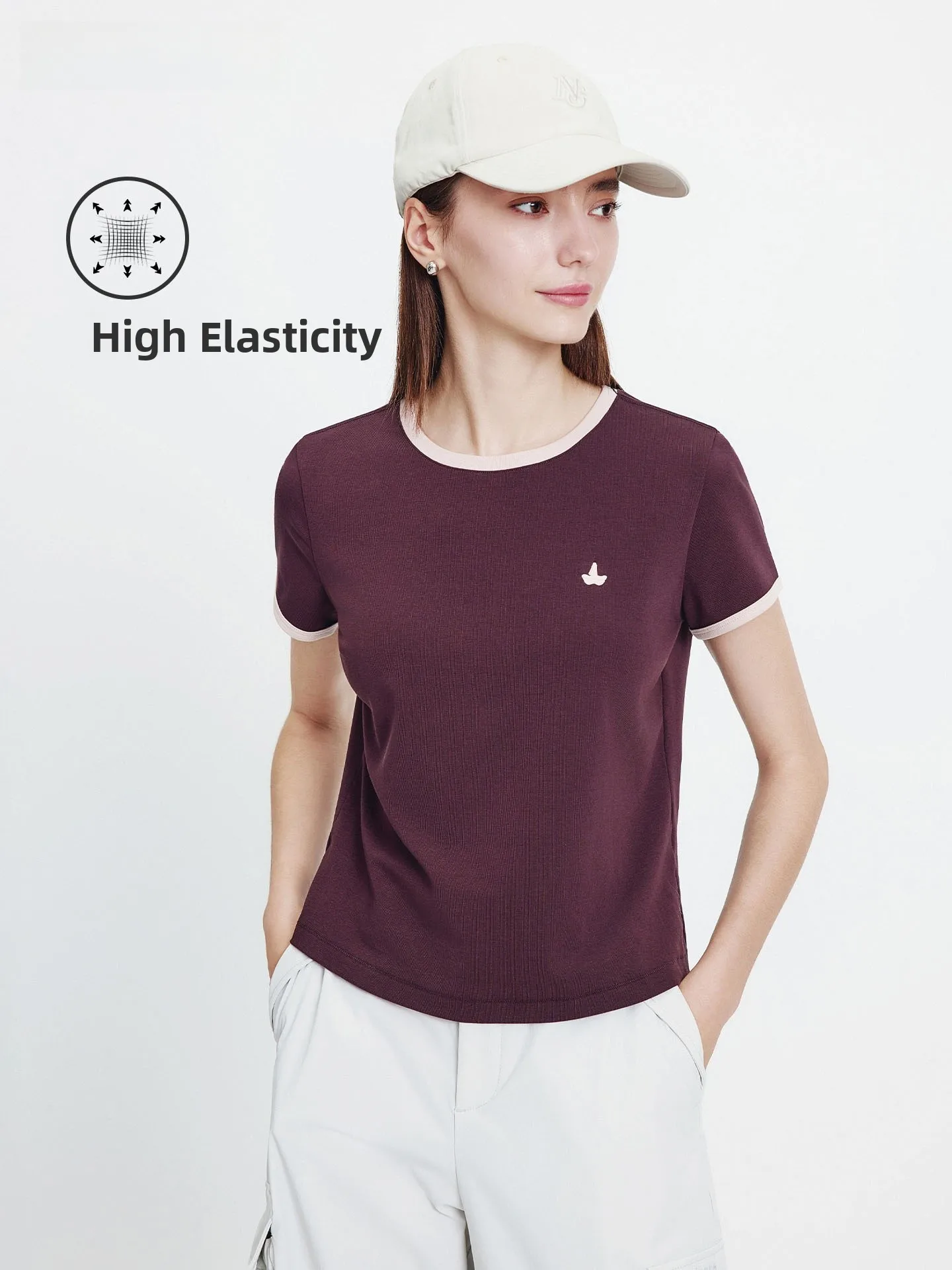 Женская летняя футболка Navigare Slim Fit с круглым вырезом и коротким рукавом, дышащая, для активного отдыха, из смеси хлопка, лиоцелла и спандекса
Женская летняя футболка Navigare Slim Fit с круглым вырезом и коротким рукавом, дышащая, для активного отдыха, из смеси хлопка, лиоцелла и спандекса