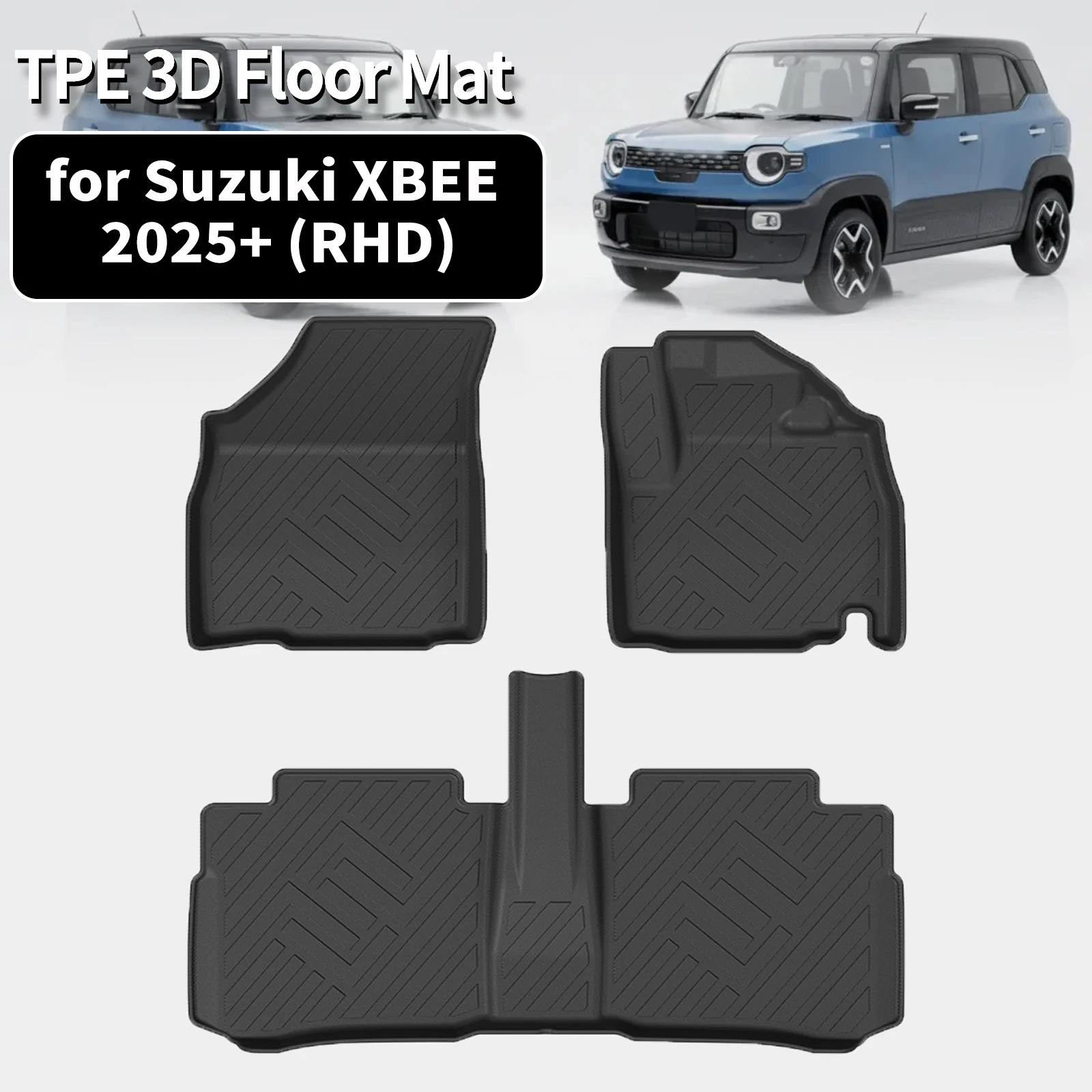 for Suzuki XBEE 2025 2026 2027 Eco TPE Car Floor & Trunk Mats, Non-Slip Dustproof (Not Fit For Left Hand Drive)
for Suzuki XBEE 2025 2026 2027 Eco TPE Car Floor & Trunk Mats, Non-Slip Dustproof (Not Fit For Left Hand Drive)