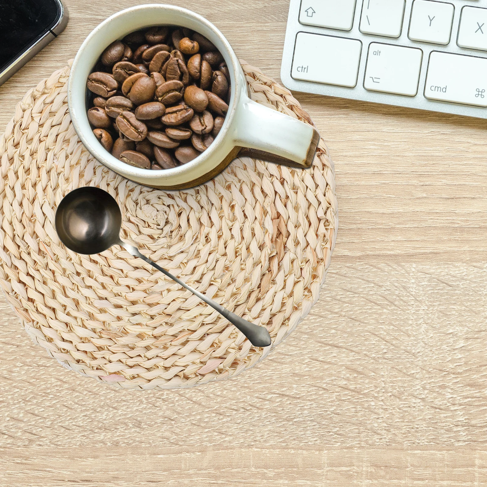 2PCS Woven Placemats Round Table Mats Insulated Heat Resistant Coasters for Dining Rustic Home Decor Braided Mat
2PCS Woven Placemats Round Table Mats Insulated Heat Resistant Coasters for Dining Rustic Home Decor Braided Mat