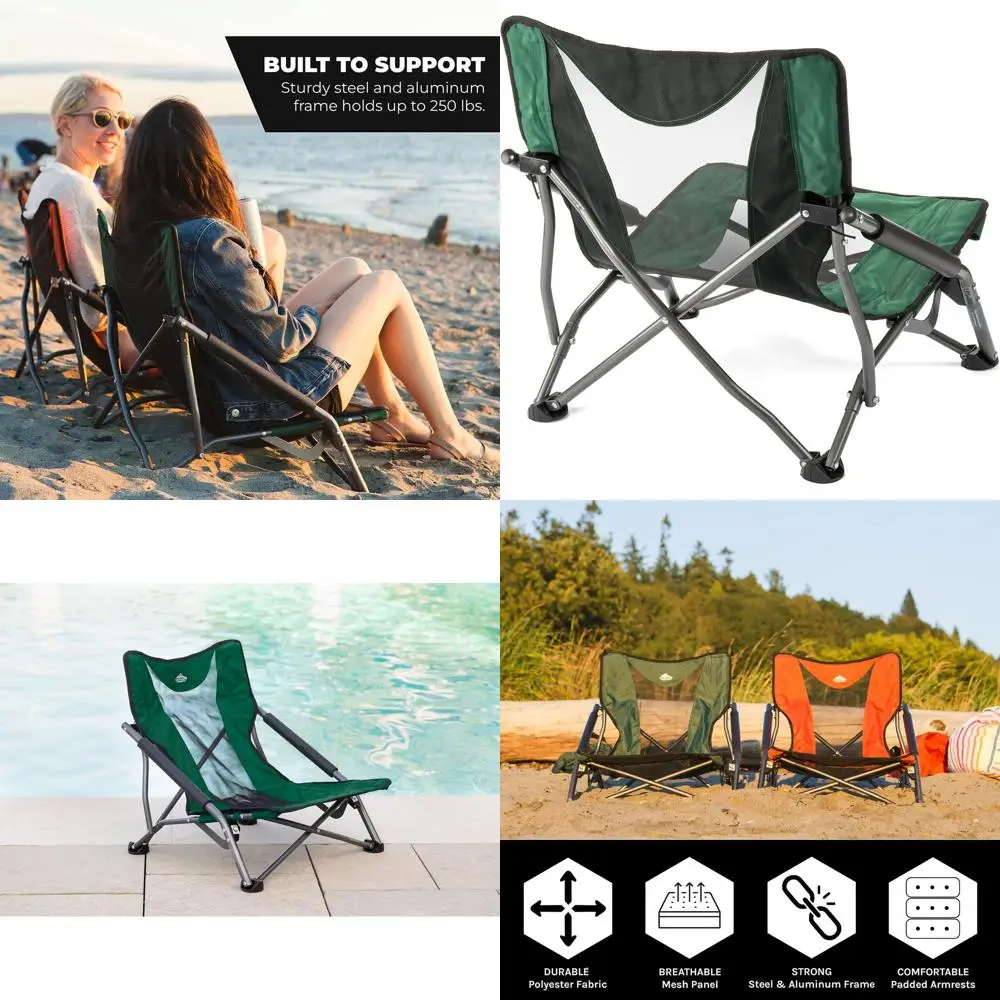 Portable Folding Camp Chair with Carry Bag for Outdoor Adventures, Beach, Picnics, and Sporting Events
Portable Folding Camp Chair with Carry Bag for Outdoor Adventures, Beach, Picnics, and Sporting Events