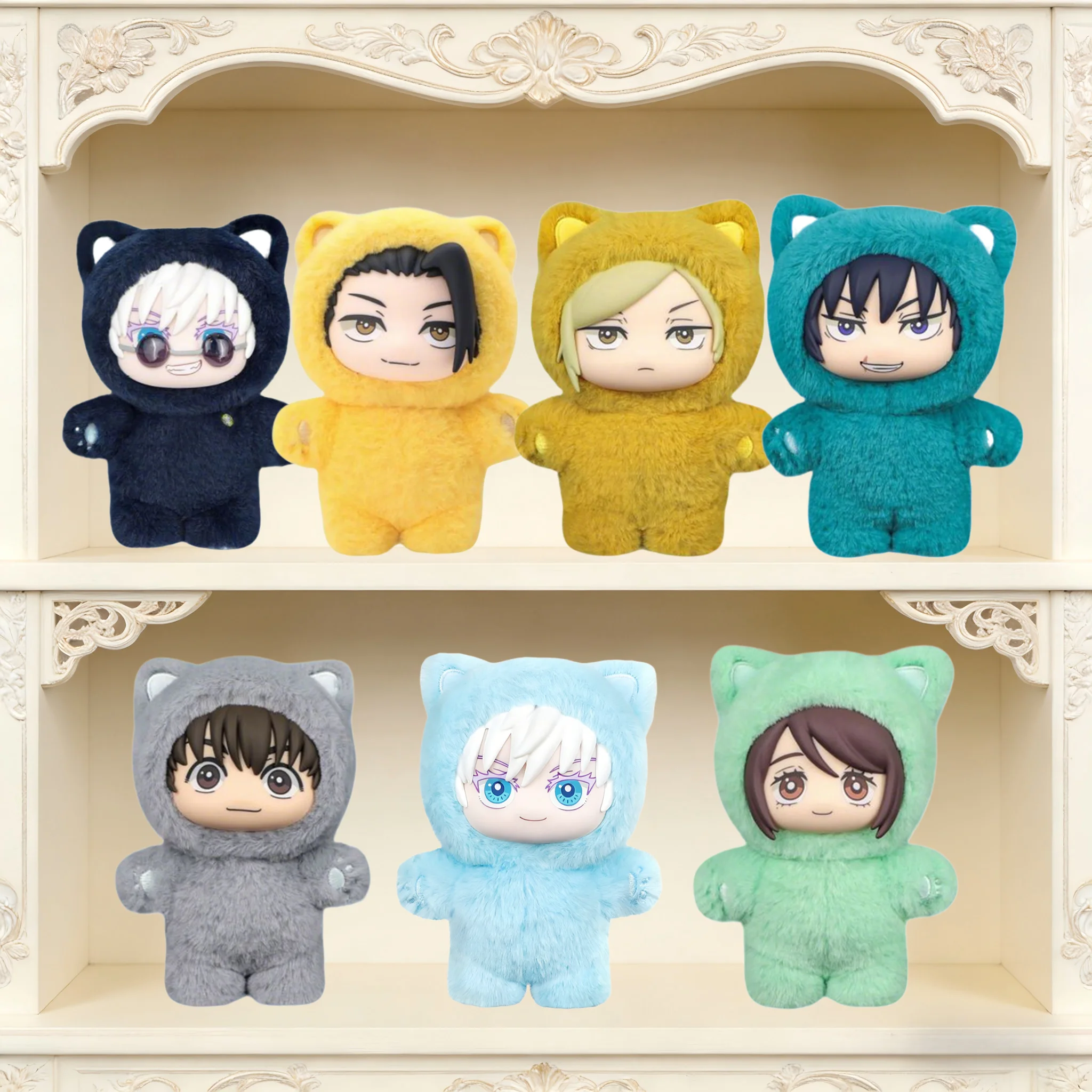 6PCS Anime JJK Plush Figures Gojos Soft Figure Anime Plush Doll Wrist Bag Pendant Model Decoration Toys Boy Girl Gift
6PCS Anime JJK Plush Figures Gojos Soft Figure Anime Plush Doll Wrist Bag Pendant Model Decoration Toys Boy Girl Gift
