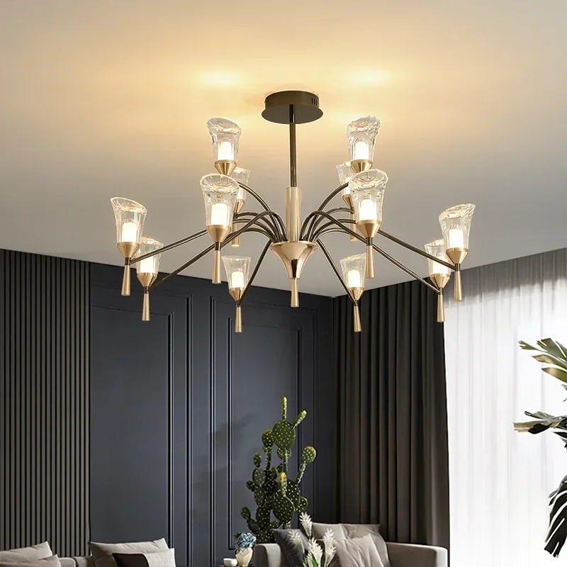 SANDYHA Modern Creative LED Pendant Lamps Multi Head Chandelier for Home Bedroom Cafe Bar Restaurant Flower Lights Luxury
SANDYHA Modern Creative LED Pendant Lamps Multi Head Chandelier for Home Bedroom Cafe Bar Restaurant Flower Lights Luxury