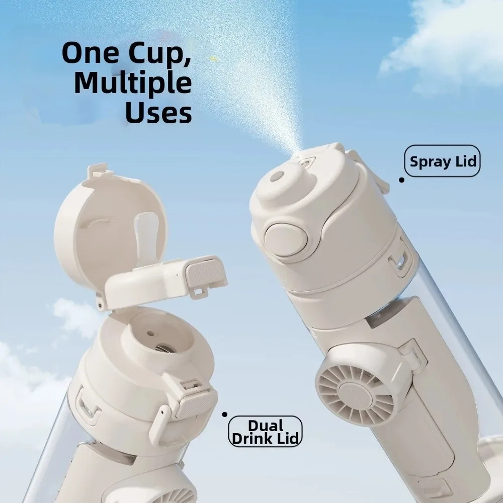 690 ML 2-in-1 Fan Cup Dual-Use Detachable Fan Hydration Spray Fan Cup Transparent 3-Speed Handheld Fan Cold Drink Water Cup
690 ML 2-in-1 Fan Cup Dual-Use Detachable Fan Hydration Spray Fan Cup Transparent 3-Speed Handheld Fan Cold Drink Water Cup