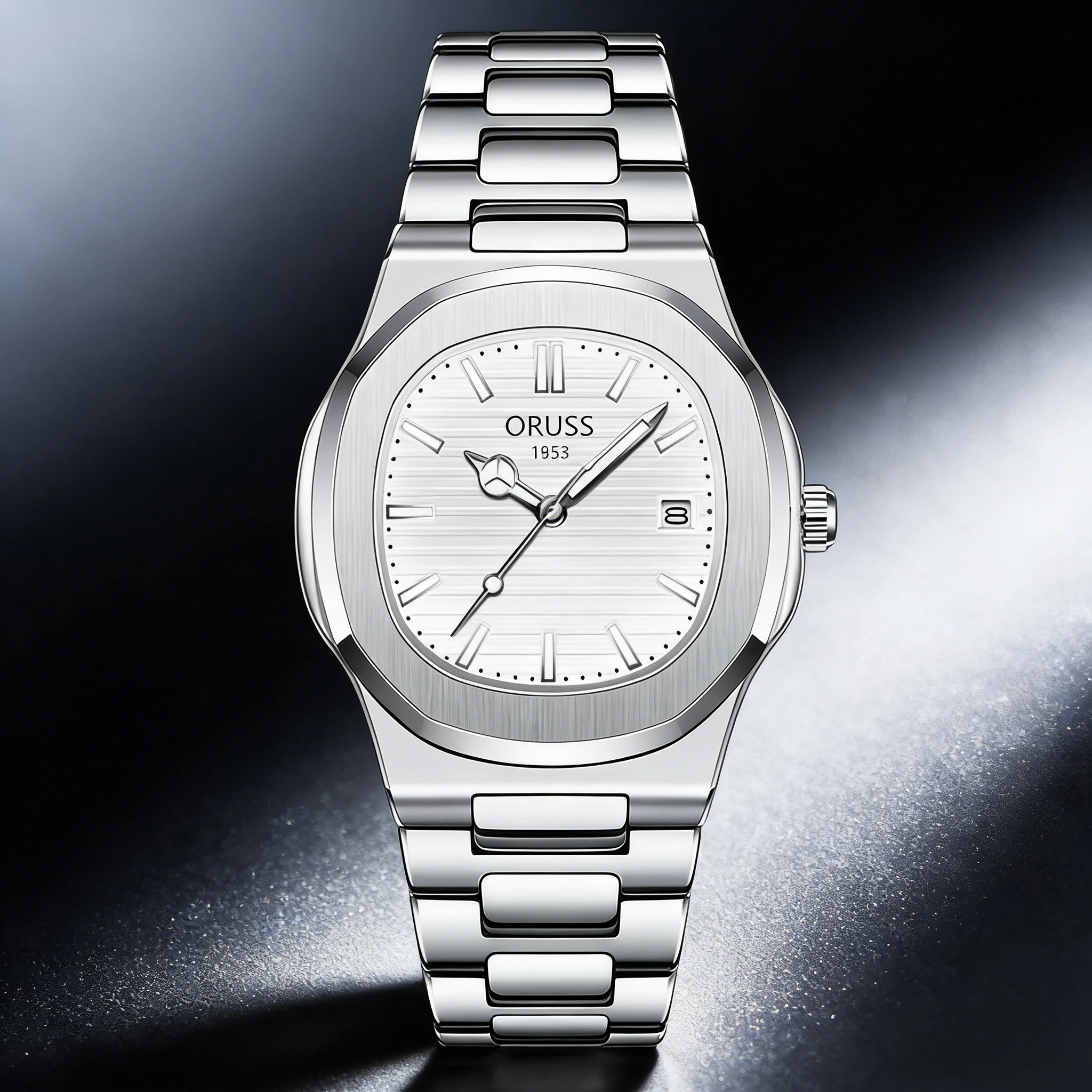 Waterproof Nautilus Couple Watches Business Fashion Quartz Watch with Calendar Stainless Steel Band Hot Selling
Waterproof Nautilus Couple Watches Business Fashion Quartz Watch with Calendar Stainless Steel Band Hot Selling