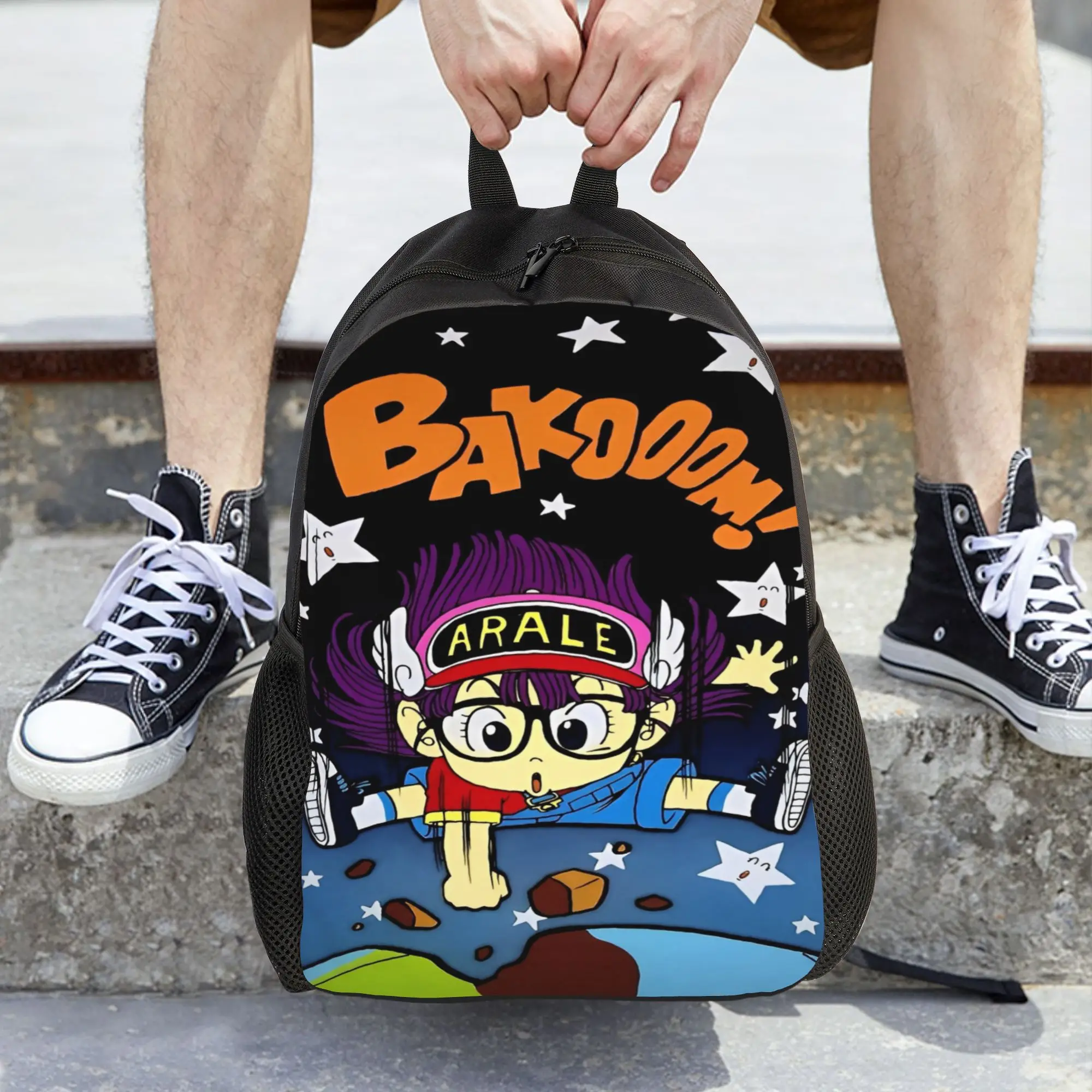 Arale Backpack Women Men Japanese Print Backpacks Polyester Kawaii High School Bags College Custom Rucksack
Arale Backpack Women Men Japanese Print Backpacks Polyester Kawaii High School Bags College Custom Rucksack