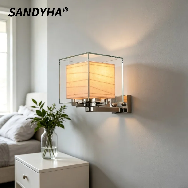 Nordic Bauhaus Style Glass Wall Lamp Geometric Modeling LED Lights Living Room Decoration Bar Counter Bedroom Lighting Fixtures
Nordic Bauhaus Style Glass Wall Lamp Geometric Modeling LED Lights Living Room Decoration Bar Counter Bedroom Lighting Fixtures