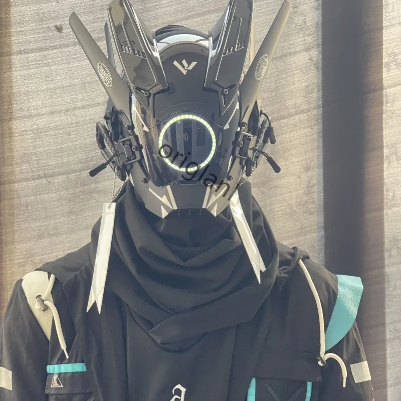 Киберпанк Маска Железный Воин Шлем Мужской Меха Светящийся Анфас Капюшон Тактическая Маска
Киберпанк Маска Железный Воин Шлем Мужской Меха Светящийся Анфас Капюшон Тактическая Маска