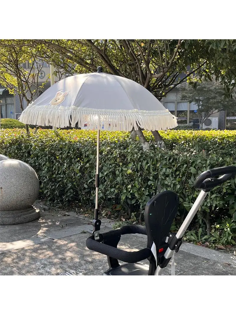 Outdoor Baby Stroller Umbrella Sunshade Rainproof UV Protection Children's Umbrella with Stand Pushchair Baby Carrier Raincoat
Outdoor Baby Stroller Umbrella Sunshade Rainproof UV Protection Children's Umbrella with Stand Pushchair Baby Carrier Raincoat
