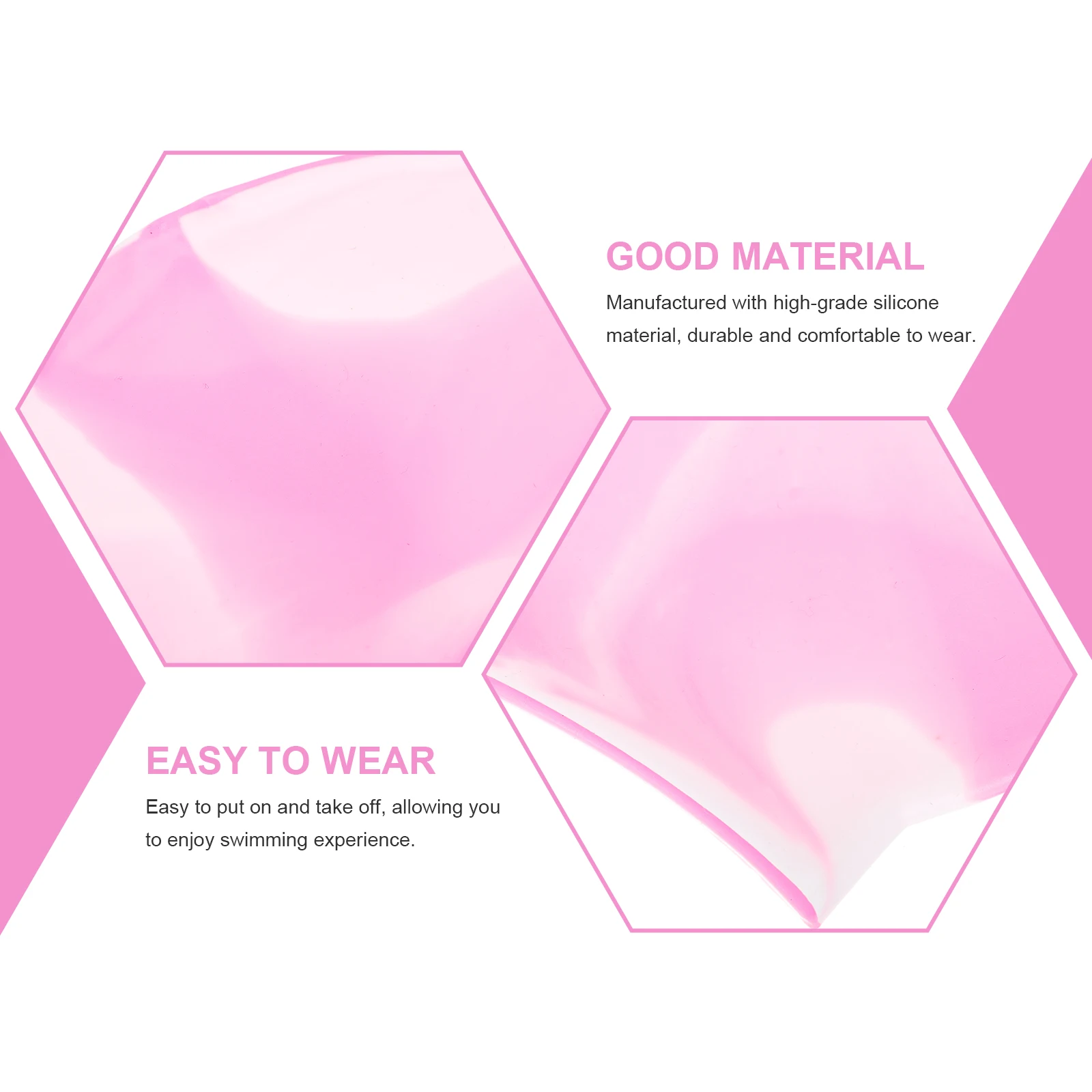 2Pcs Waterproof Swim Caps for Adults Fashionable Design Soft Silicone Material Easy on Off Swim Supply Accessory
2Pcs Waterproof Swim Caps for Adults Fashionable Design Soft Silicone Material Easy on Off Swim Supply Accessory