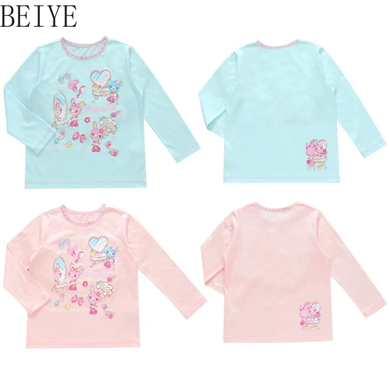 Spring Autumn Children's Clothing Japanese Style Bow Heart Long Sleeves T-shirt Crew Neck Tees for Kids Sweet Girls Tees
Spring Autumn Children's Clothing Japanese Style Bow Heart Long Sleeves T-shirt Crew Neck Tees for Kids Sweet Girls Tees