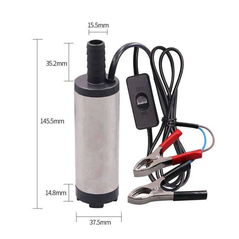 12V 12L/min Electric Submersible Pump Diesel Pump Electric Submersible Pump Aluminum Transfer Pump for Pumping Oil Water
12V 12L/min Electric Submersible Pump Diesel Pump Electric Submersible Pump Aluminum Transfer Pump for Pumping Oil Water