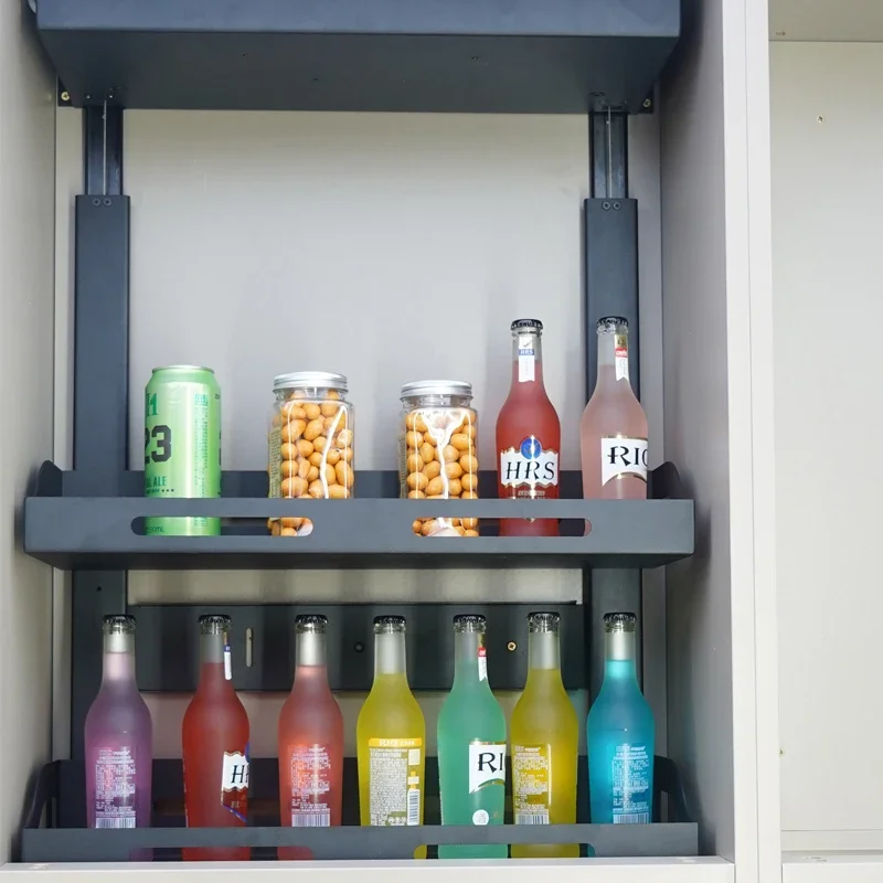 Kitchen Smart Lift Cabinet - Smart Storage Rack with Pull-Out Basket and Large Capacity Rotary Organizer
Kitchen Smart Lift Cabinet - Smart Storage Rack with Pull-Out Basket and Large Capacity Rotary Organizer