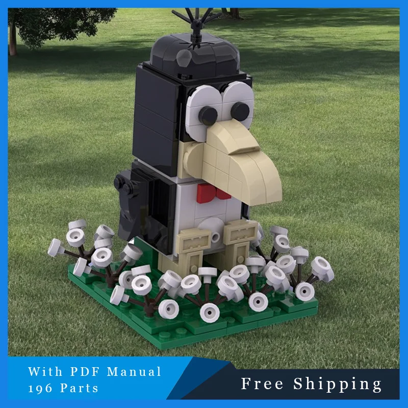 Комический персонаж, черный пингвин Brickheadz, строительные блоки, модель, креативная игрушка-дисплей, детская образовательная сборка «сделай сам», праздничные подарки
Комический персонаж, черный пингвин Brickheadz, строительные блоки, модель, креативная игрушка-дисплей, детская образовательная сборка «сделай сам», праздничные подарки