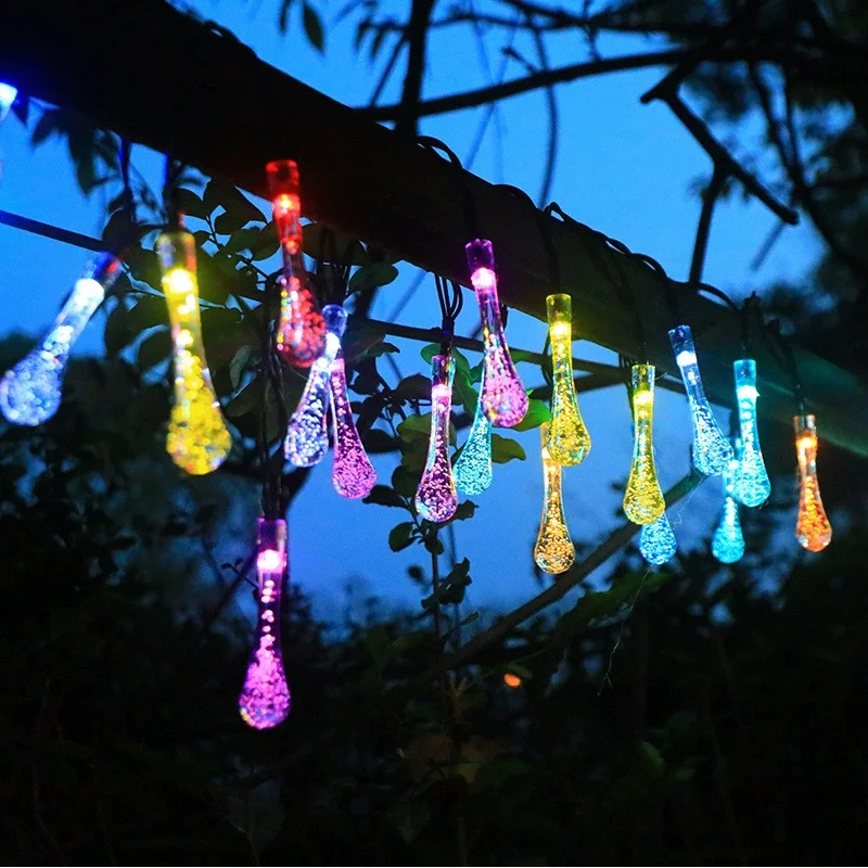 LED Solar Droplet Lights String Outdoor Waterproof Garden Lawn Paths Fencing Wedding Party Holiday Decora Solar Powered Light
LED Solar Droplet Lights String Outdoor Waterproof Garden Lawn Paths Fencing Wedding Party Holiday Decora Solar Powered Light