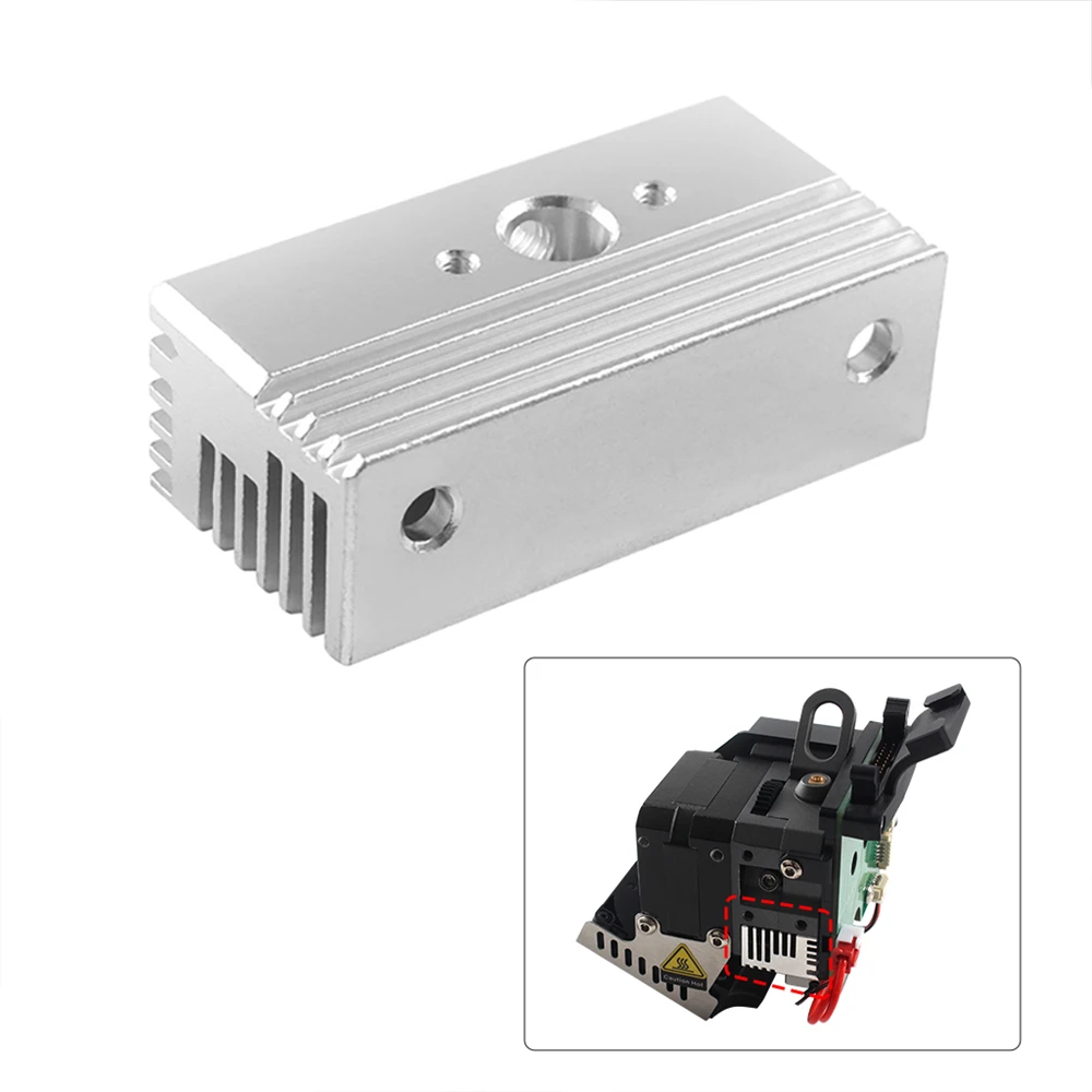 3D Printer Cooling Block for Sprite Extruder Genie Extruder Aluminum Heat Dissipation Block Compatible with Original
3D Printer Cooling Block for Sprite Extruder Genie Extruder Aluminum Heat Dissipation Block Compatible with Original