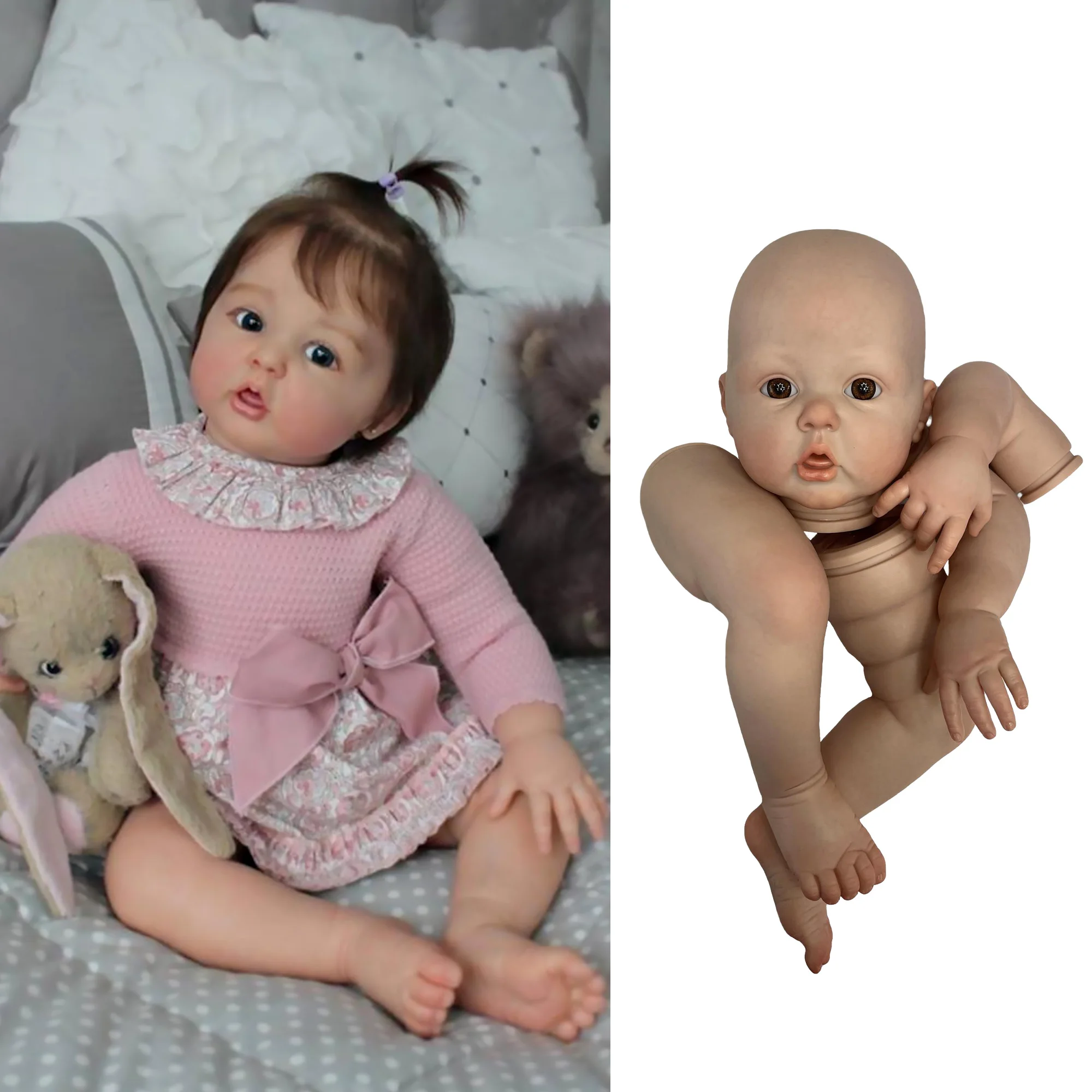 24 Inch Lovely Bebe Reborn Doll Kits With Eyes Painted Lifelike Reborn Doll Bebe Reborn Reallista Reborn Dolls Unfinished
24 Inch Lovely Bebe Reborn Doll Kits With Eyes Painted Lifelike Reborn Doll Bebe Reborn Reallista Reborn Dolls Unfinished