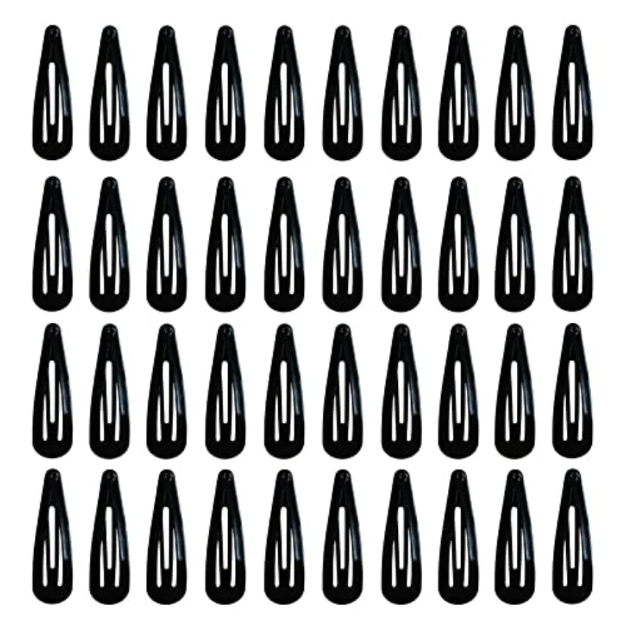40 Pieces 2 Inch Black Metal Snap Hair Clips Non-slip Hair Barrettes Hair for Girls, Women, Teens or Toddlers
40 Pieces 2 Inch Black Metal Snap Hair Clips Non-slip Hair Barrettes Hair for Girls, Women, Teens or Toddlers
