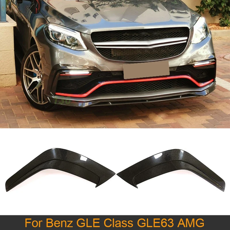 Carbon Fiber Front Bumper Splitters Fins Canards For Mercedes Benz GLE Class GLE63 AMG 2015 - 2018 Car Front Bumper Splitters
Carbon Fiber Front Bumper Splitters Fins Canards For Mercedes Benz GLE Class GLE63 AMG 2015 - 2018 Car Front Bumper Splitters
