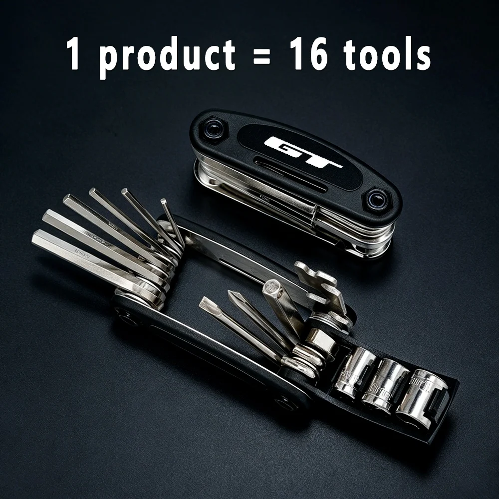 For GT Bike MTB DH Cycle Fury Ruckus XC AM Rad Socket Wrench Multi Repair Tool Set Kit Multifunction Screwdriver Hex Motorcycle
For GT Bike MTB DH Cycle Fury Ruckus XC AM Rad Socket Wrench Multi Repair Tool Set Kit Multifunction Screwdriver Hex Motorcycle