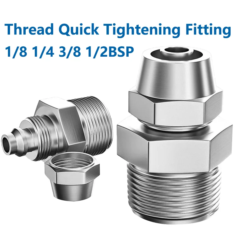 PC4 6 8 10 12mm 1/81/43/81/2BSP Trachea Quick Screw Connector Copper Pneumatic Components Fast Twist Joint Pipe Fittings
PC4 6 8 10 12mm 1/81/43/81/2BSP Trachea Quick Screw Connector Copper Pneumatic Components Fast Twist Joint Pipe Fittings