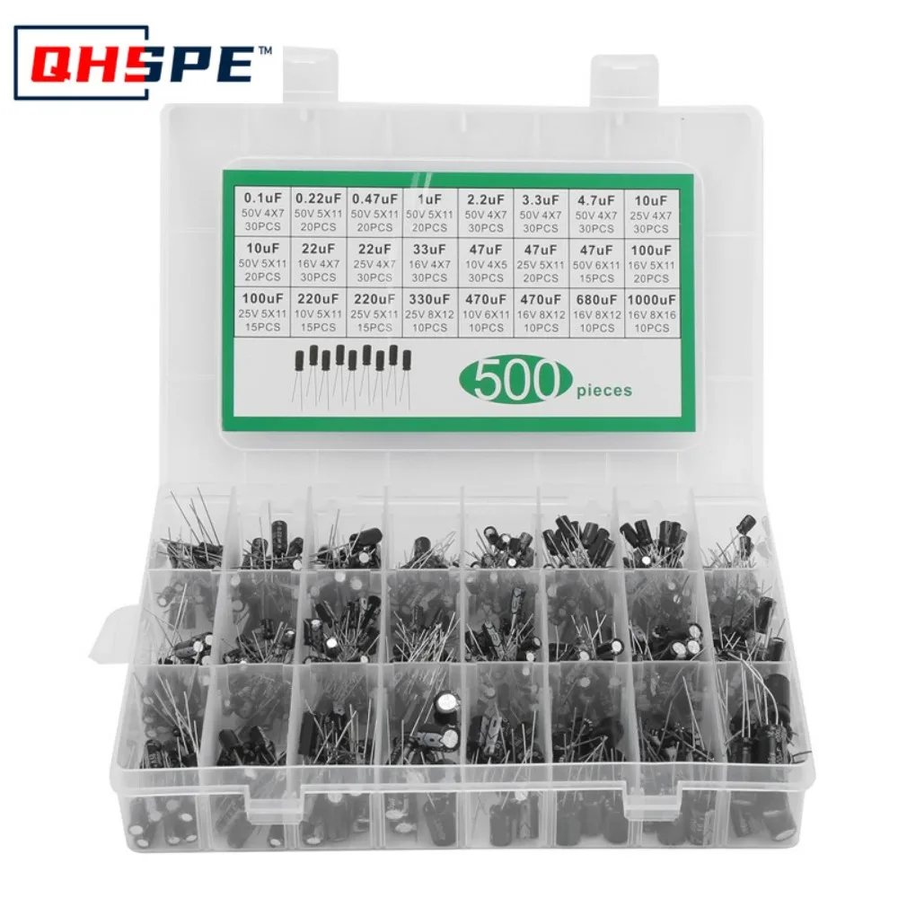 500 шт., комплект для образцов электролитических конденсаторов с прямой вставкой, 0,1 мкФ-1000 мкФ, 16 В-50 В, 24 характеристики, высокое качество, стабильность, надежность
500 шт., комплект для образцов электролитических конденсаторов с прямой вставкой, 0,1 мкФ-1000 мкФ, 16 В-50 В, 24 характеристики, высокое качество, стабильность, надежность