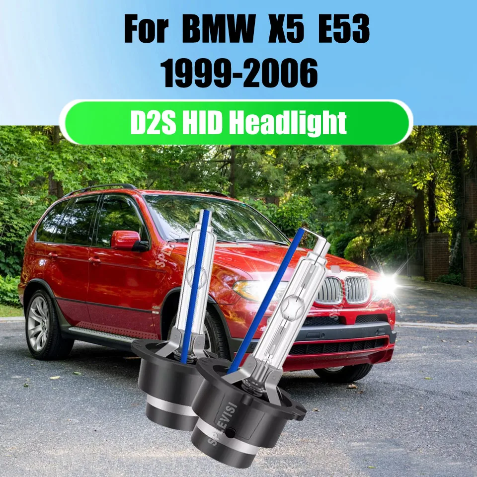 SPLEVISI LIGHTING D2S 35W Xenon HID Headlight Bulbs 66040 66240 85122 OEM For BMW X5 E53 1999 2000 2001 2002 2003 2004 2005 2006
SPLEVISI LIGHTING D2S 35W Xenon HID Headlight Bulbs 66040 66240 85122 OEM For BMW X5 E53 1999 2000 2001 2002 2003 2004 2005 2006