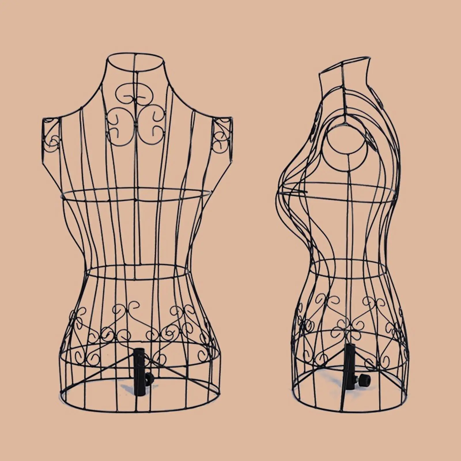Female Mannequins Adjustable Iron Dress Form Tripod Base Manikin Body for Tailor Seamstress Display
Female Mannequins Adjustable Iron Dress Form Tripod Base Manikin Body for Tailor Seamstress Display