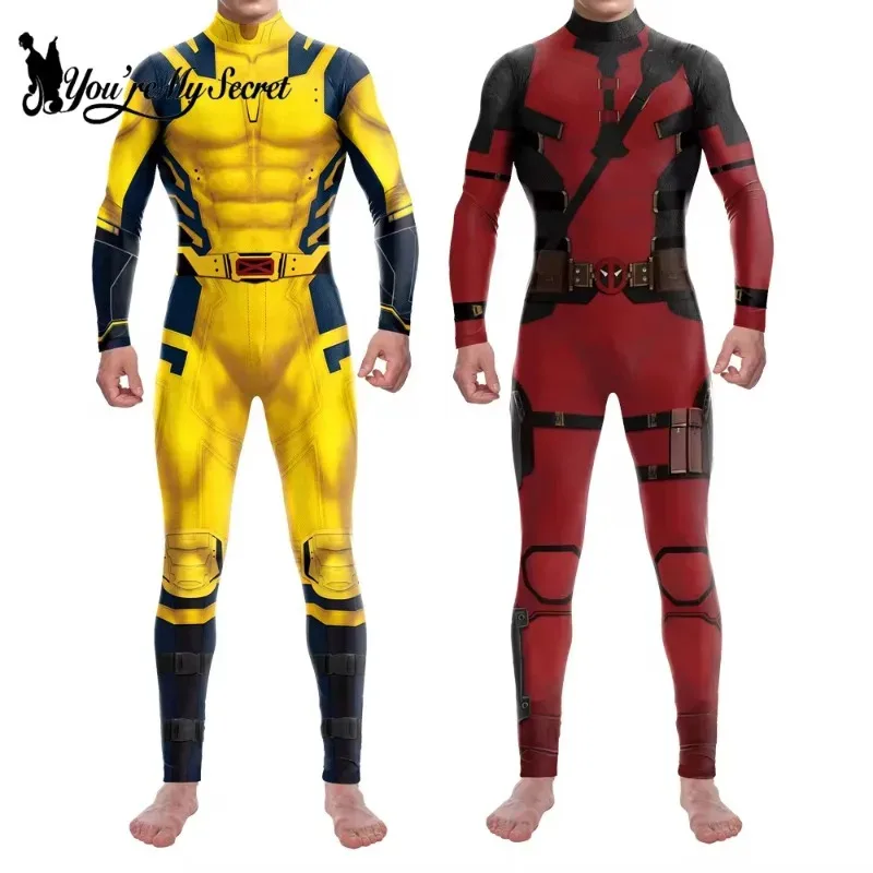 You're My Secret Superhero Men Movie Deadpool Wolverine Cosplay Costumes Hallloween Jumpsuit Performance Party Zentai Bodysuits
You're My Secret Superhero Men Movie Deadpool Wolverine Cosplay Costumes Hallloween Jumpsuit Performance Party Zentai Bodysuits