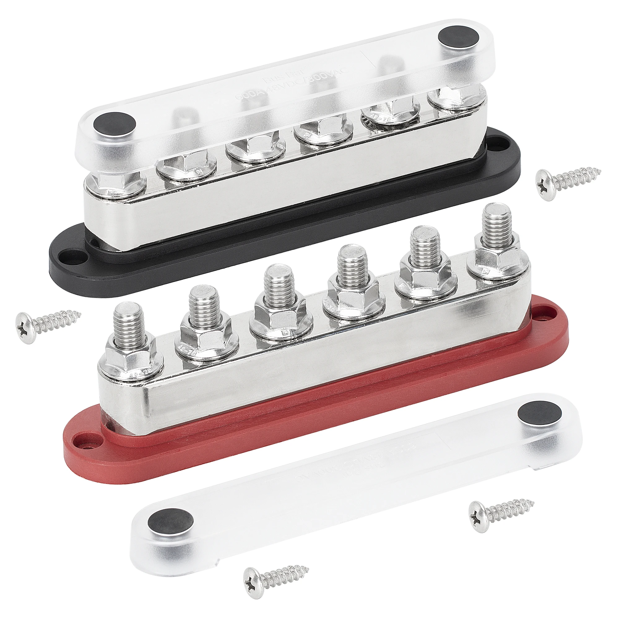 NewHeavy Duty Bus Bar Power Distribution Block 12-48V 600A Busbar Terminal Block Copper Busbar Terminal Block With Waterproof Co
NewHeavy Duty Bus Bar Power Distribution Block 12-48V 600A Busbar Terminal Block Copper Busbar Terminal Block With Waterproof Co