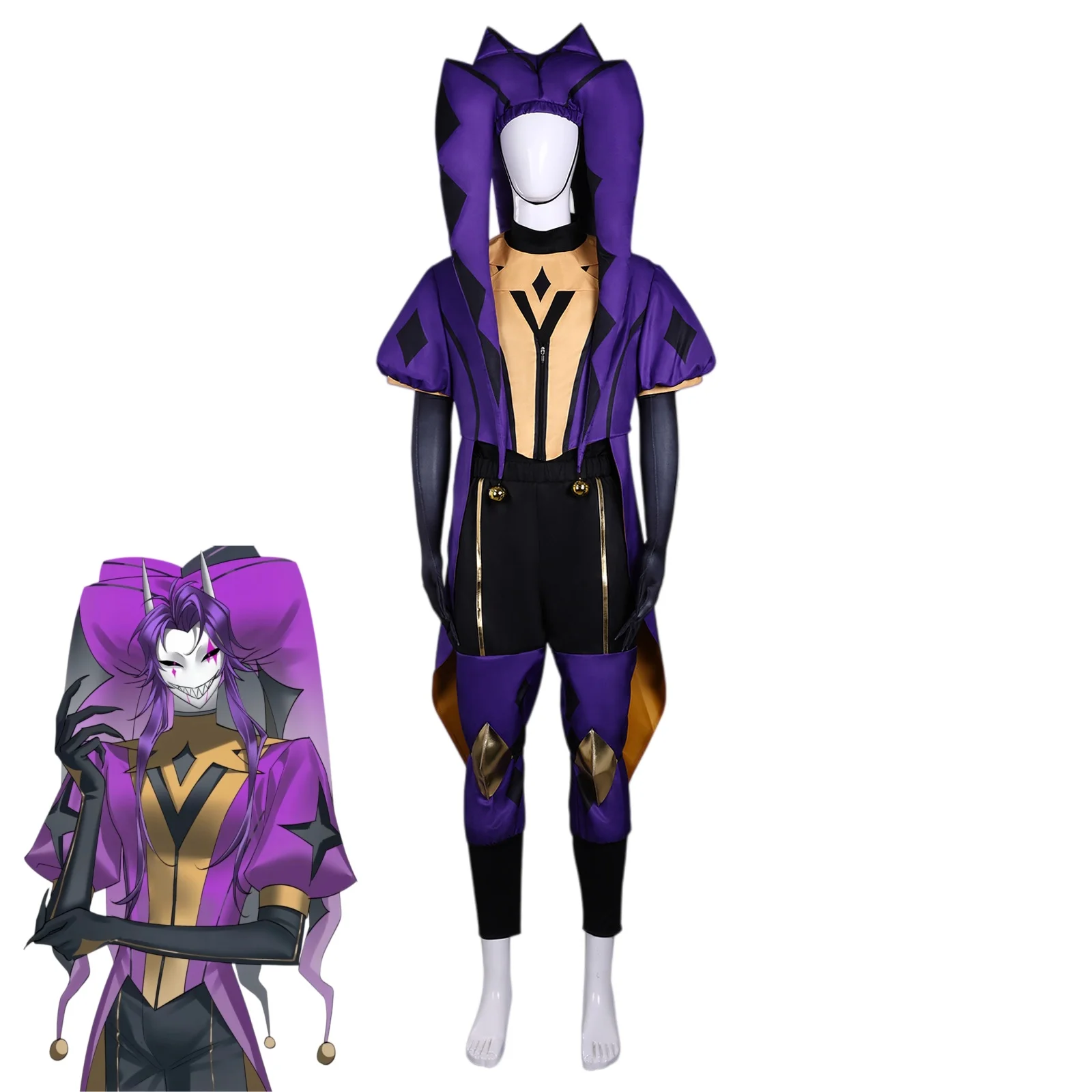 The Freak Circus jester Cosplay Game Costume
The Freak Circus jester Cosplay Game Costume