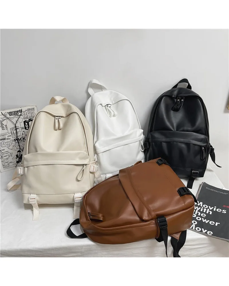 Backpack men's Korean version fashion solid color backpack European and American college student school bag fashion new trend
Backpack men's Korean version fashion solid color backpack European and American college student school bag fashion new trend