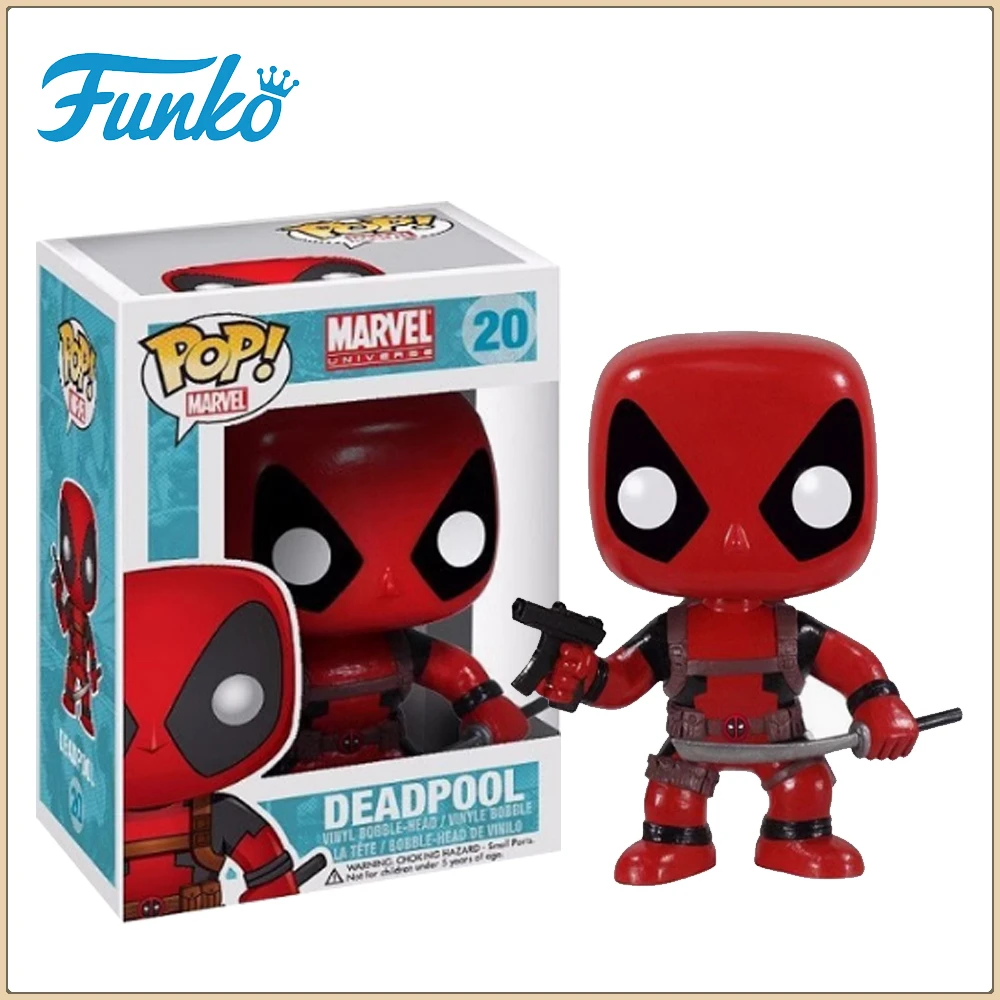 FUNKO Pop Marvel Deadpool Model Action Figures Humorous Character Genuine Limited Ornament Collection Birthday Gift for Children
FUNKO Pop Marvel Deadpool Model Action Figures Humorous Character Genuine Limited Ornament Collection Birthday Gift for Children