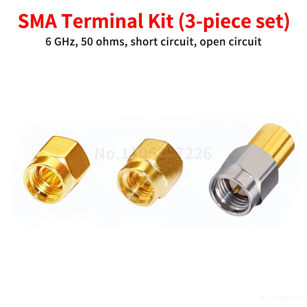 SMA Test Set (3-piece) 6 GHz 50 Ohms Short-circuit Open-circuit Calibration Components SMA Load (1pcs)
SMA Test Set (3-piece) 6 GHz 50 Ohms Short-circuit Open-circuit Calibration Components SMA Load (1pcs)