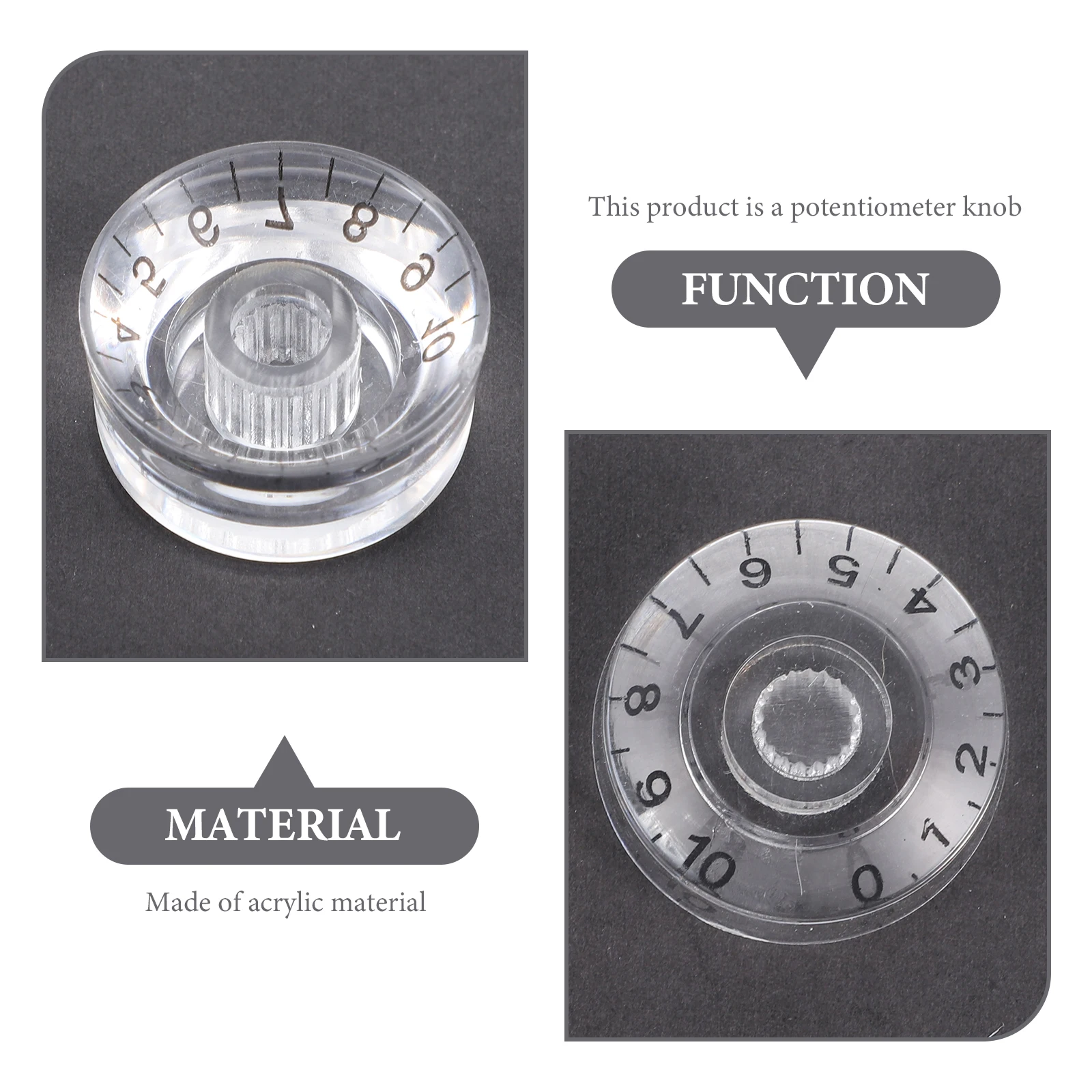 4pcs Volume Knob Guitar Parts Control Knobs Replacement Bass Electric Guitar Accessories Transparent Acrylic Wear-Resistant
4pcs Volume Knob Guitar Parts Control Knobs Replacement Bass Electric Guitar Accessories Transparent Acrylic Wear-Resistant