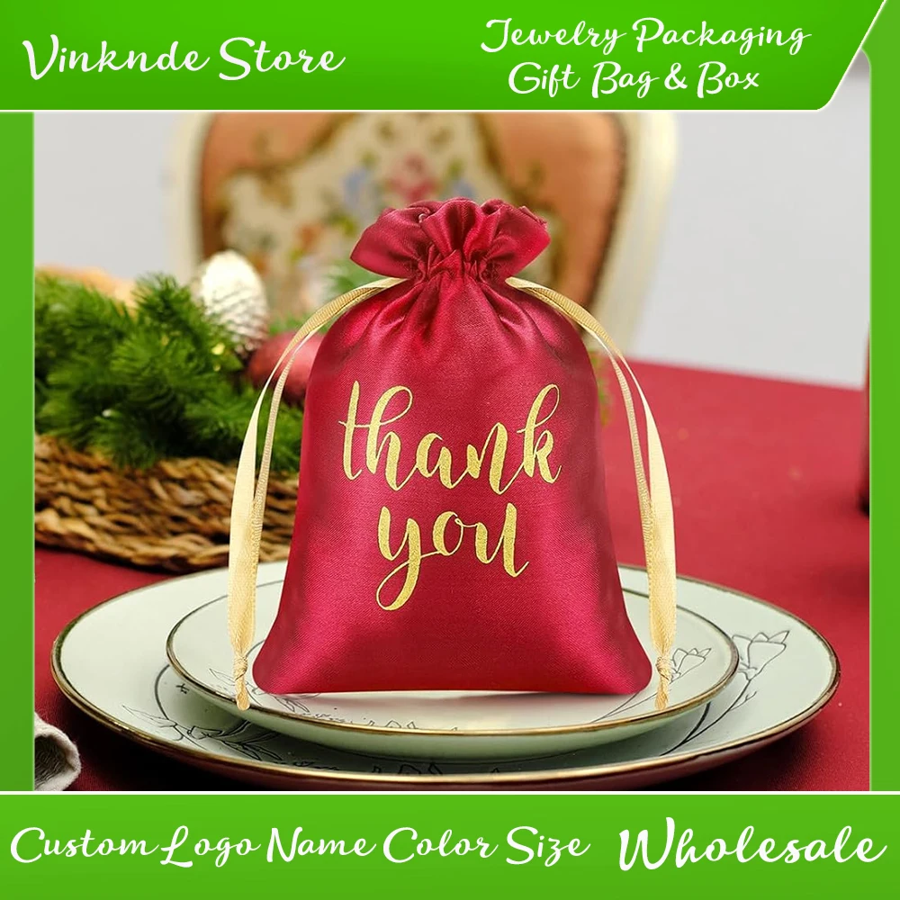 200Pcs New Satin Gift Bags with Drawstring Custon Logo Silk Jewelry Pouches Wedding Favor Candy Bag for Thanksgiving Baby Shower
200Pcs New Satin Gift Bags with Drawstring Custon Logo Silk Jewelry Pouches Wedding Favor Candy Bag for Thanksgiving Baby Shower