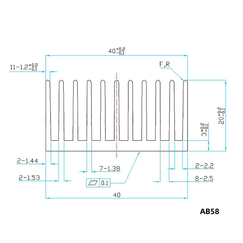 8 Pcs 40Mm Heatsink Kit 120Mm X 40Mm X 20Mm, Cooler Aluminum Heatsink For Cooling LED Peltier Thermal Module
8 Pcs 40Mm Heatsink Kit 120Mm X 40Mm X 20Mm, Cooler Aluminum Heatsink For Cooling LED Peltier Thermal Module