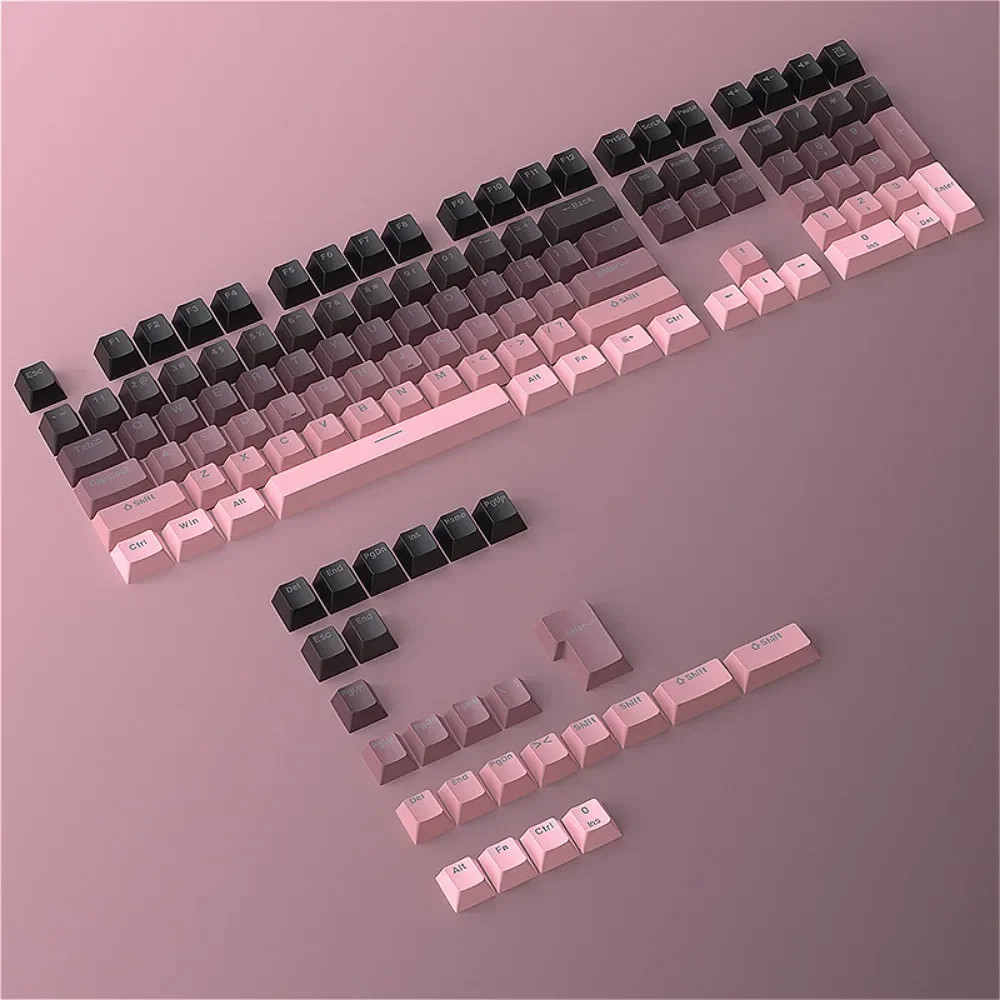 PBT Keycaps 134 Keys OEM Height, Black Mould Keycaps, Sublimation, For Cherry MX 104/87/61 Mechanical Keyboards
PBT Keycaps 134 Keys OEM Height, Black Mould Keycaps, Sublimation, For Cherry MX 104/87/61 Mechanical Keyboards