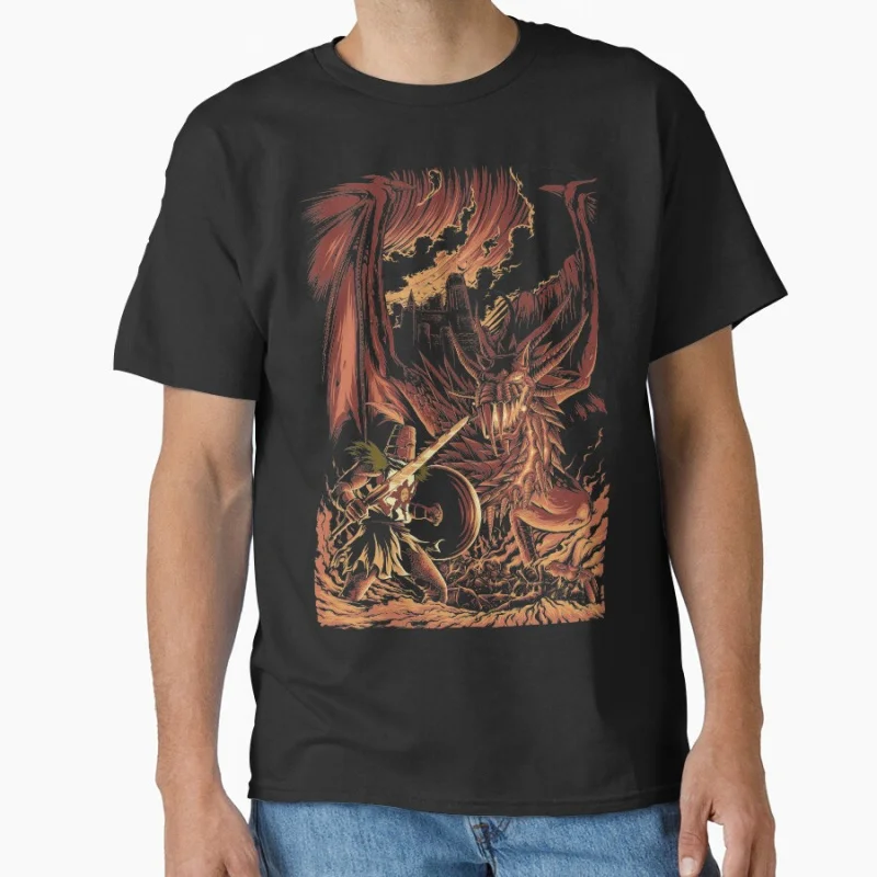 Wyvern's Wrath Vintage video game Bloodborne Retro videogames Dark Souls gift T Shirt for men large size tops S-6XL
Wyvern's Wrath Vintage video game Bloodborne Retro videogames Dark Souls gift T Shirt for men large size tops S-6XL
