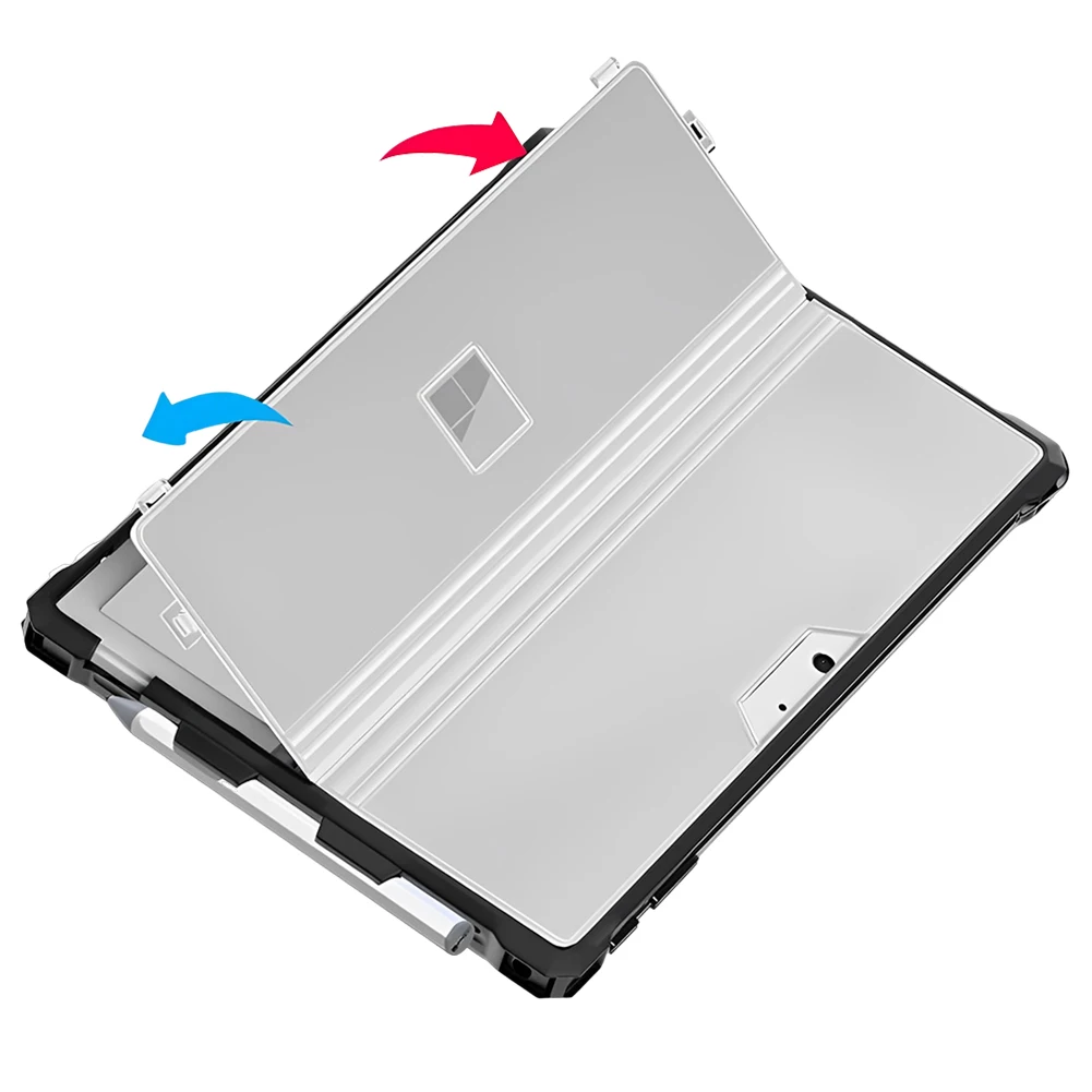 Чехол для Microsoft Surface Pro 7 Plus/Pro 7/Pro 6/Pro 5/Pro 4/LTE, прочный чехол, совместимый с клавиатурой
Чехол для Microsoft Surface Pro 7 Plus/Pro 7/Pro 6/Pro 5/Pro 4/LTE, прочный чехол, совместимый с клавиатурой
